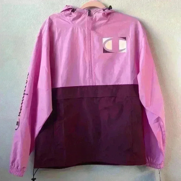 CHAMPION- NWT Champion Womens Packable Monogram Half Zip Up Hoodie Size Small - Picture 10 of 15